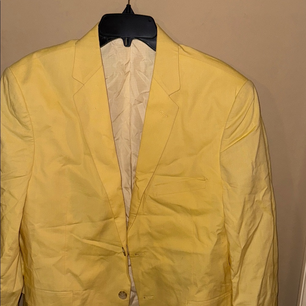 Saddlebred Men's Yellow Blazer